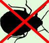 Exterminating Bed Bug Silhouette